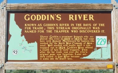 Goodin's River Marker image. Click for full size.