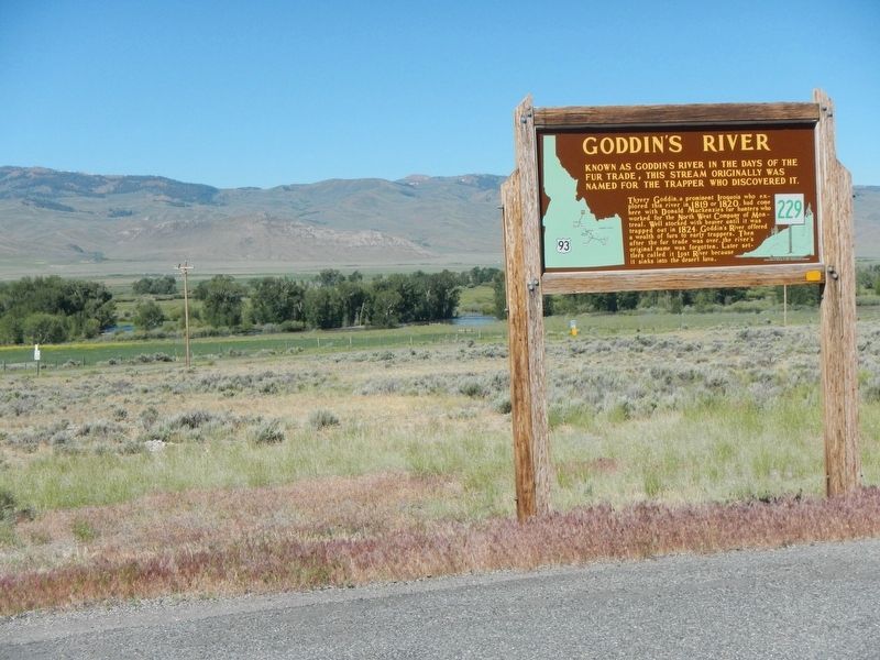 Goodin's River Marker image. Click for full size.