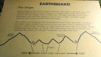 Earthquake! The Stage Marker. Click for full size. Earthquake! The Stage Marker image. Click for full size.