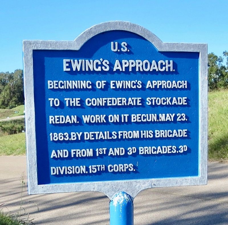 <small>U.S.</small> Ewing's Approach. Marker. Click for full size. <small>U.S.</small> Ewing's Approach. Marker image. Click for full size.