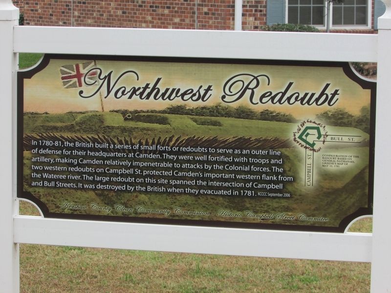 Northwest Redoubt Marker. Click for full size. Northwest Redoubt Marker image. Click for full size.