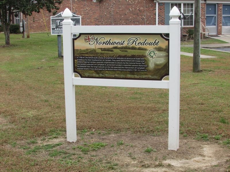 Northwest Redoubt Marker. Click for full size. Northwest Redoubt Marker image. Click for full size.
