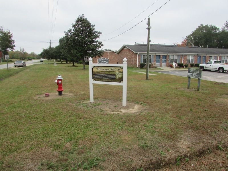 Northwest Redoubt Marker. Click for full size. Northwest Redoubt Marker image. Click for full size.