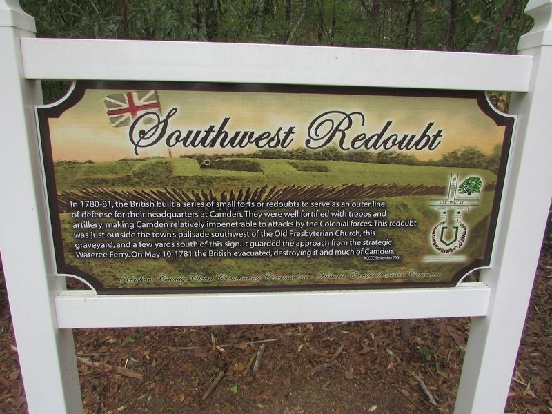 Southwest Redoubt Marker. Click for full size. Southwest Redoubt Marker image. Click for full size.