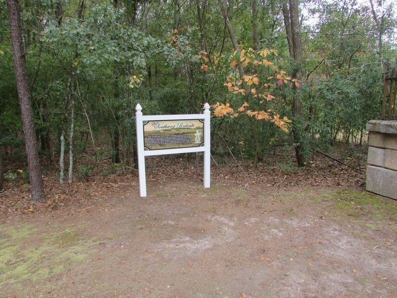 Southwest Redoubt Marker. Click for full size. Southwest Redoubt Marker image. Click for full size.