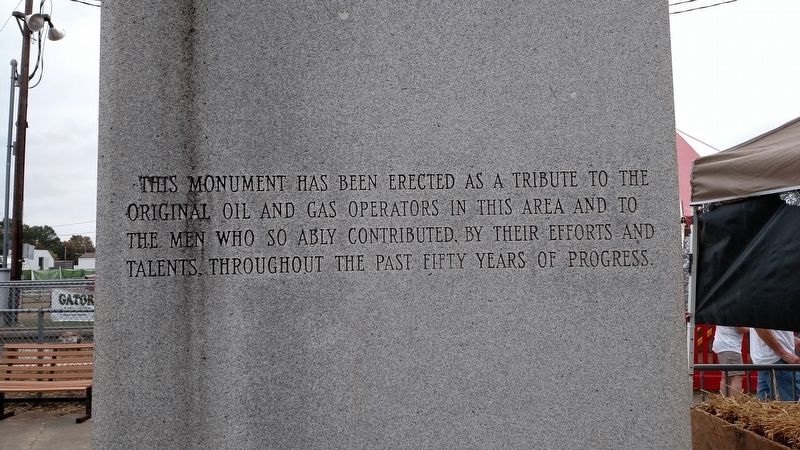 Commemorating First Oil Well in Caddo Parish, LA Marker image. Click for full size.