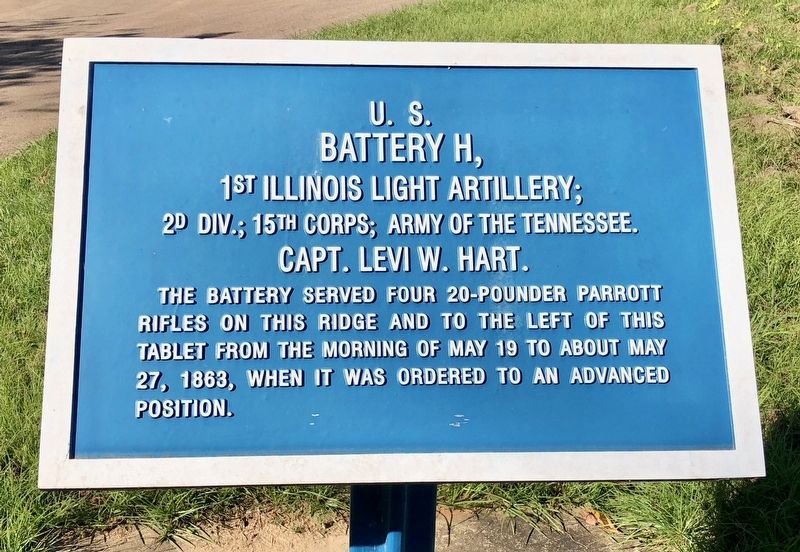 <small>U.S.</small> Battery H, Marker image. Click for full size.