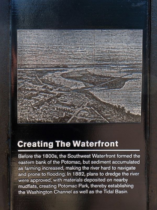 Creating the Waterfront Marker. Click for full size. Creating the Waterfront Marker image. Click for full size.
