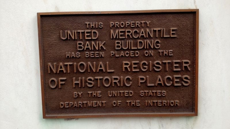 Old CNB Building NRHP Marker. Click for full size. Old CNB Building NRHP Marker image. Click for full size.