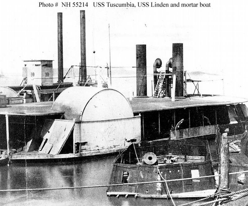 USS Tuscumbia (1863-1865) image. Click for full size.