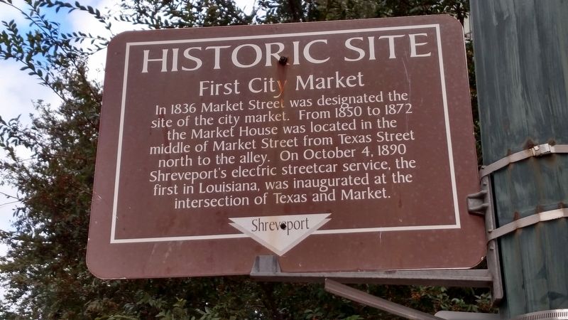 First City Market Marker image. Click for full size.