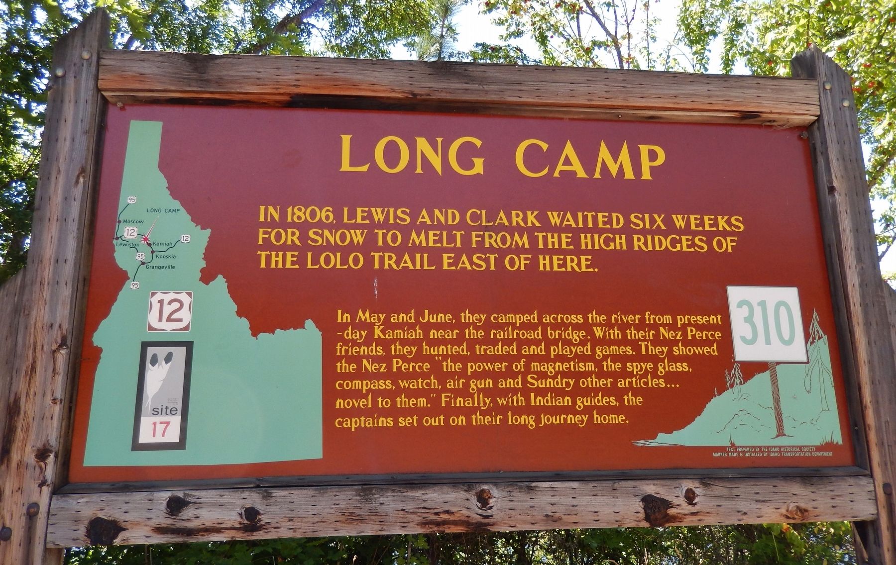 Long Camp Marker image. Click for full size.