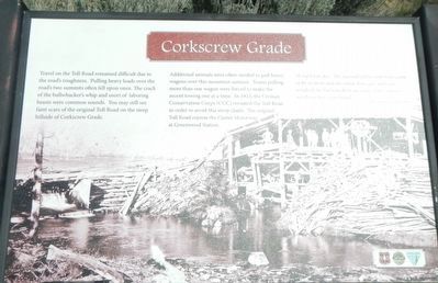 Corkscrew Grade Marker. Click for full size. Corkscrew Grade Marker image. Click for full size.