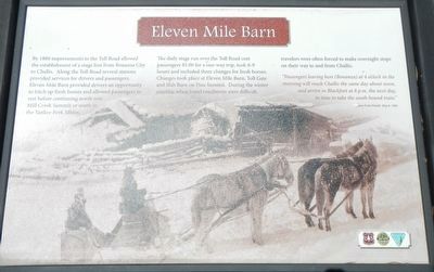 Eleven Mile Barn Marker image. Click for full size.
