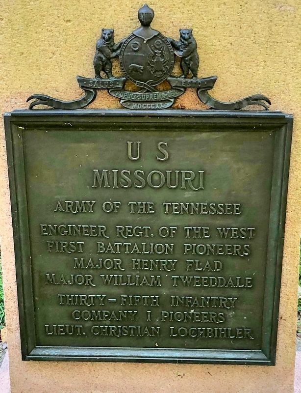 U S Missouri Marker. Click for full size. U S Missouri Marker image. Click for full size.