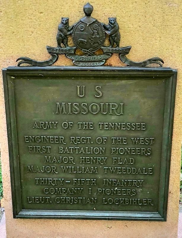U S Missouri Marker image. Click for full size.