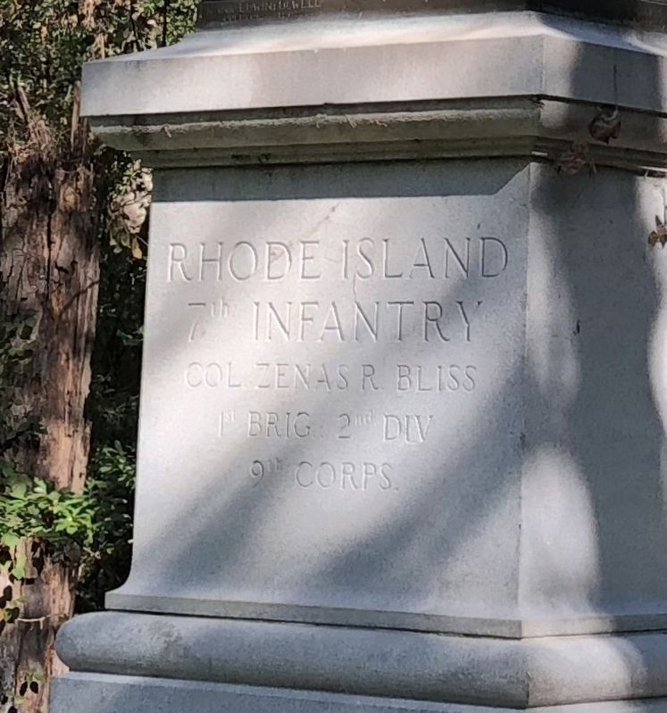Rhode Island 7th Infantry Statue. Click for full size. Rhode Island 7th Infantry Statue image. Click for full size.