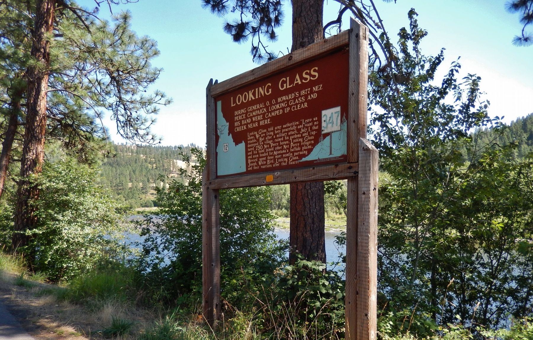 Looking Glass Marker (<i>wide view</i>) image. Click for full size.