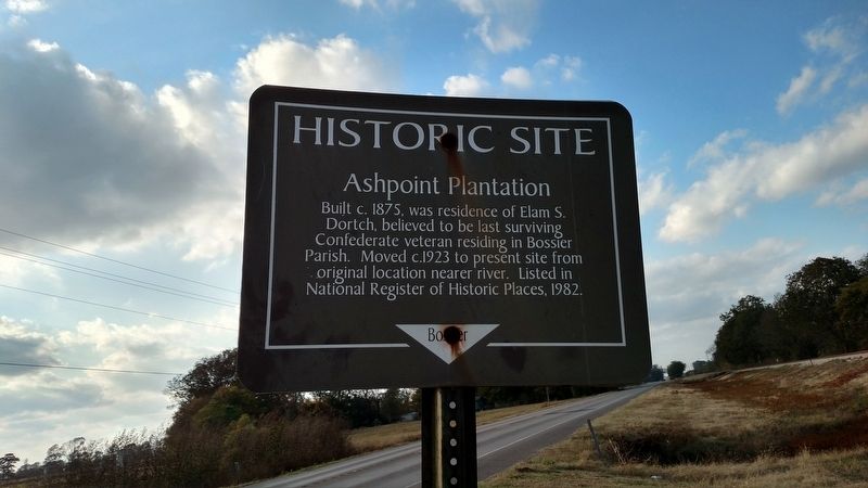 Ashpoint Plantation Marker image. Click for full size.