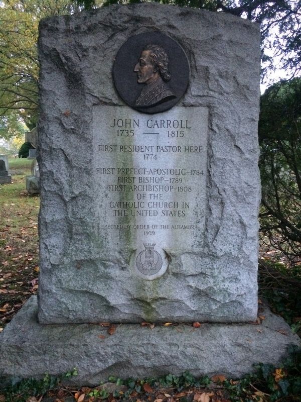 John Carroll Marker image. Click for full size.
