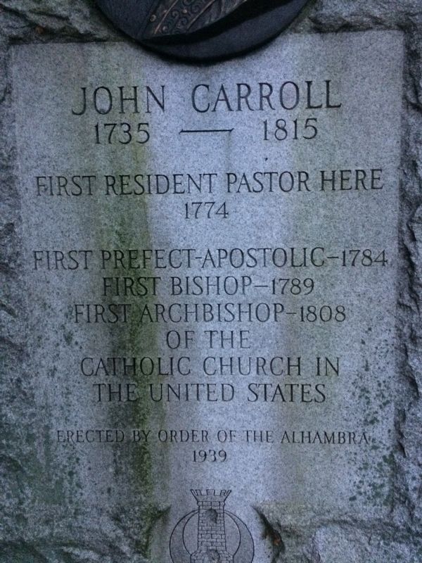 John Carroll Marker image. Click for full size.