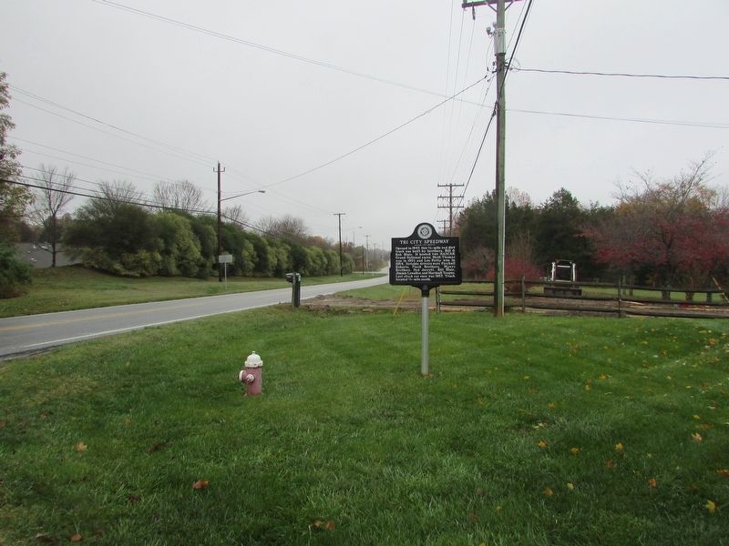 Marker on Skeet Club Road. Click for full size. Marker on Skeet Club Road image. Click for full size.