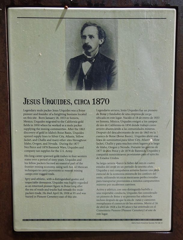 Jesus Urquides Marker image. Click for full size.