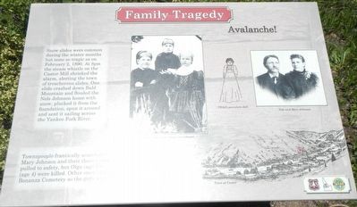 Family Tragedy Marker image. Click for full size.
