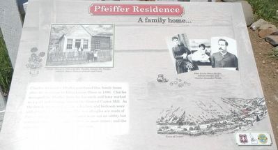 Pfeiffer Residence Marker image. Click for full size.