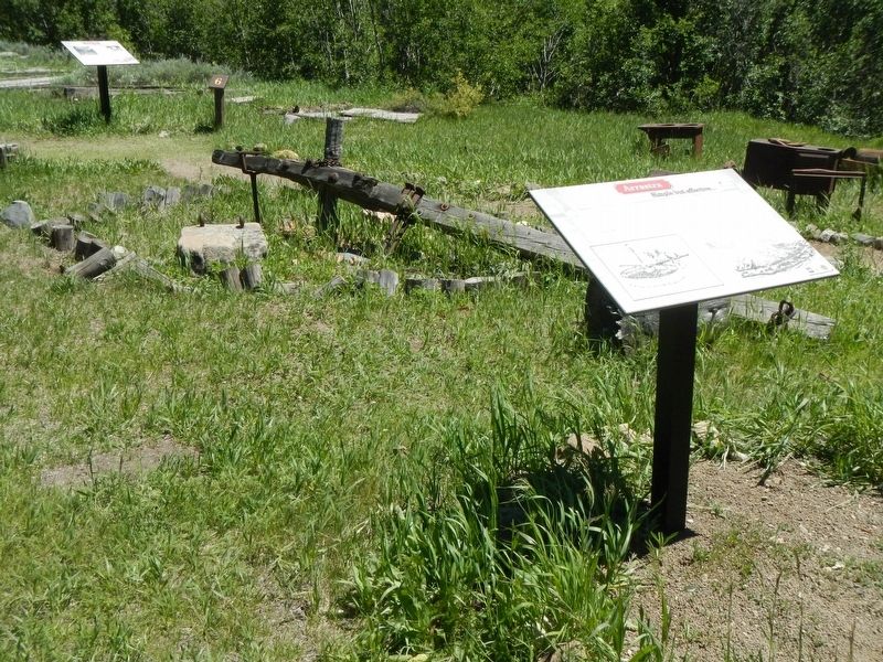 Arrastra and Marker. Click for full size. Arrastra and Marker image. Click for full size.