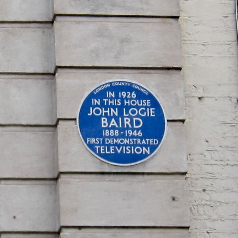 John Logie Baird Marker image. Click for full size.