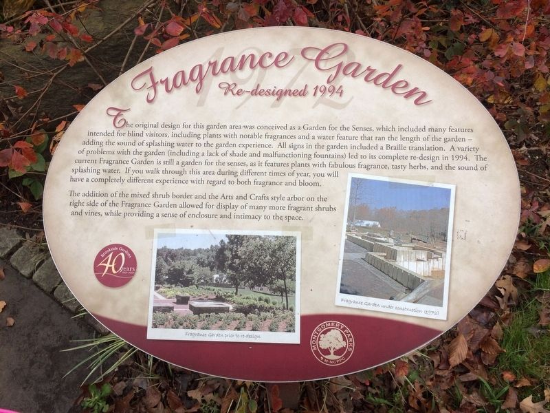 Fragrance Garden Marker image. Click for full size.