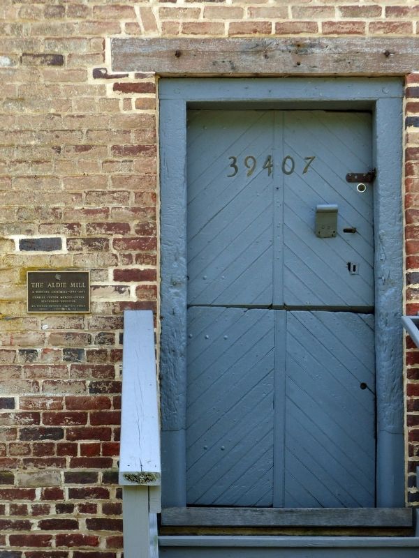 The Aldie Mill Marker image. Click for full size.