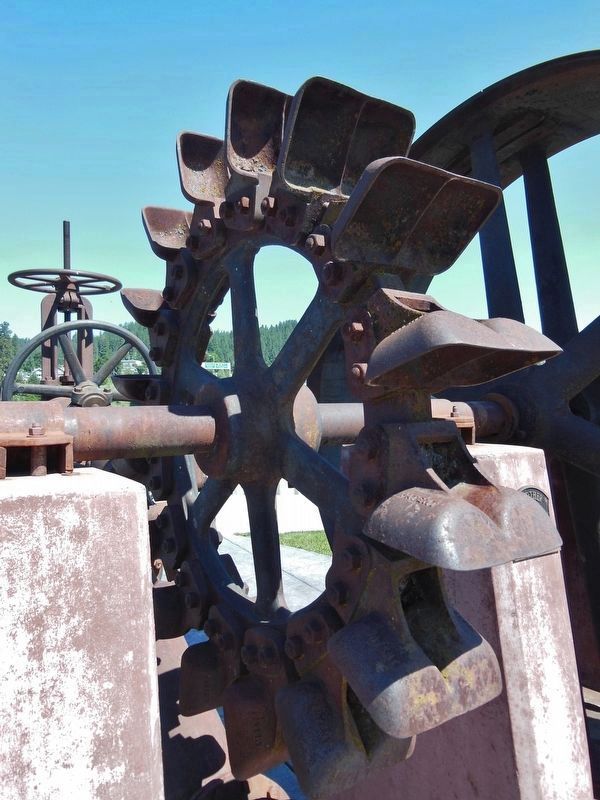 Pelton Wheel detail. Click for full size. Pelton Wheel detail image. Click for full size.