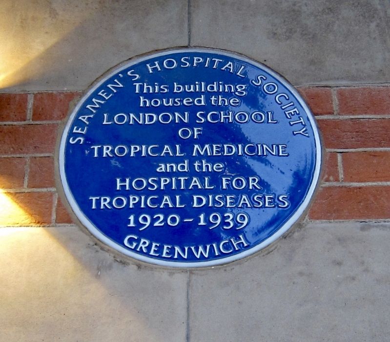 London School of Tropical Medicine Marker. Click for full size. London School of Tropical Medicine Marker image. Click for full size.