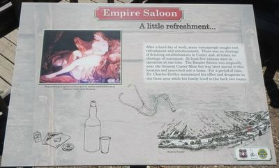 Empire Saloon Marker image. Click for full size.