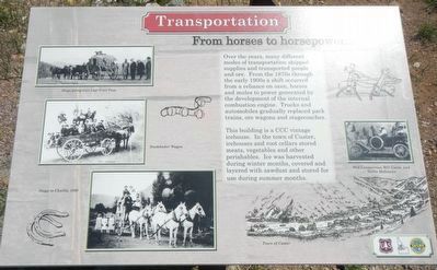 Transportation Marker image. Click for full size.