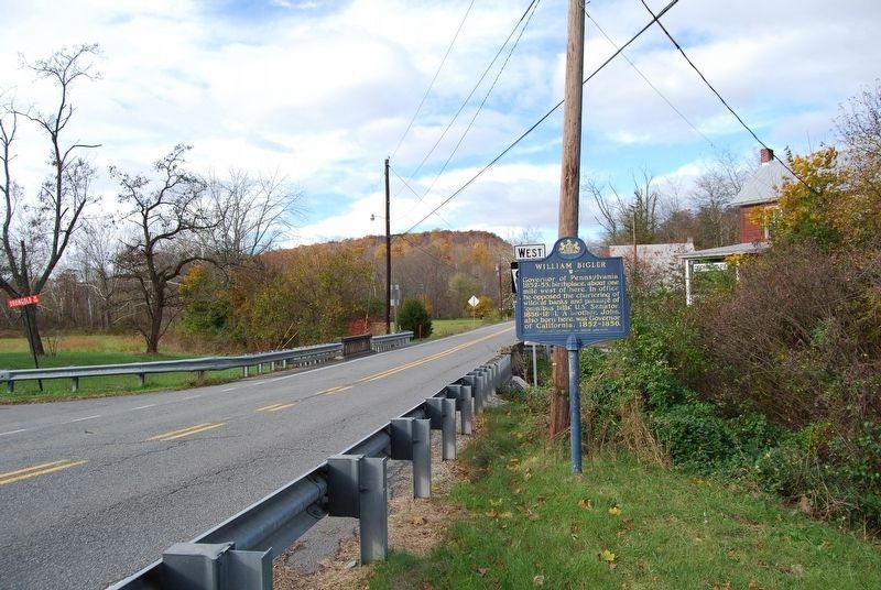 William Bigler Marker image. Click for full size.