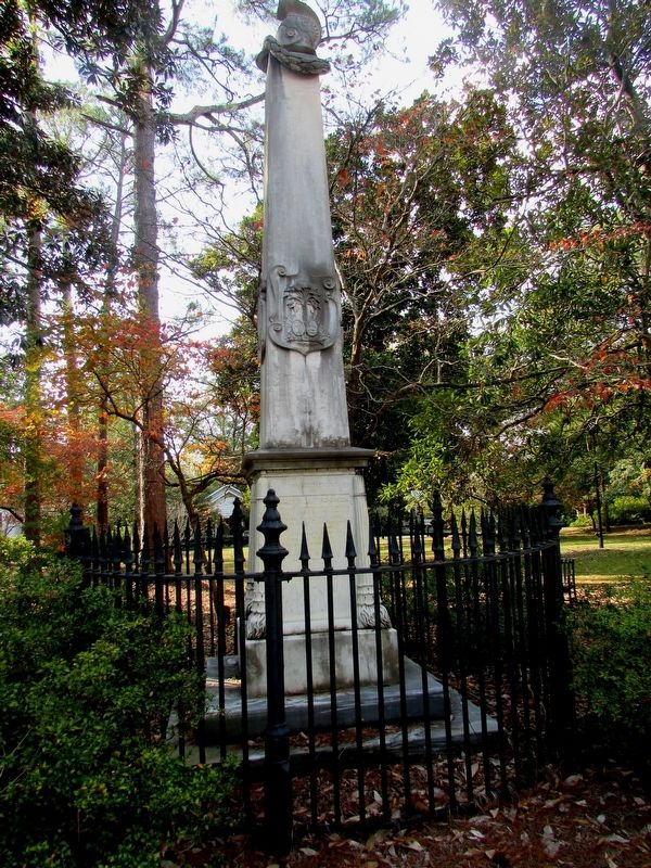 Lt. Col. James Polk Dickinson Monument image. Click for full size.