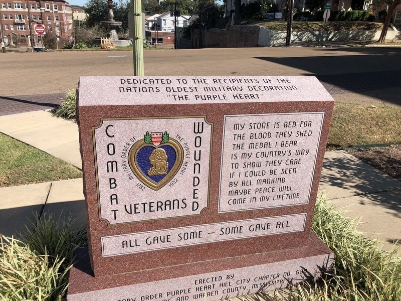 Combat Wounded Veterans Memorial. Click for full size. Combat Wounded Veterans Memorial image. Click for full size.