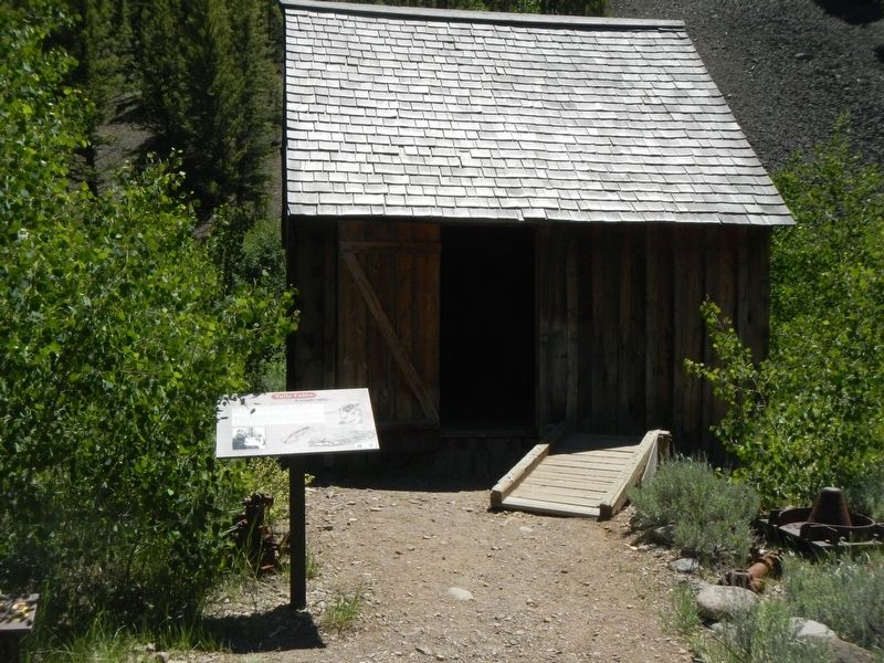 Tully Cabin and Marker image. Click for full size.