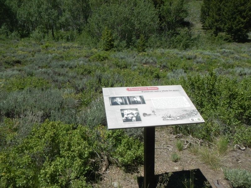 Thompson Store (site) Marker image. Click for full size.