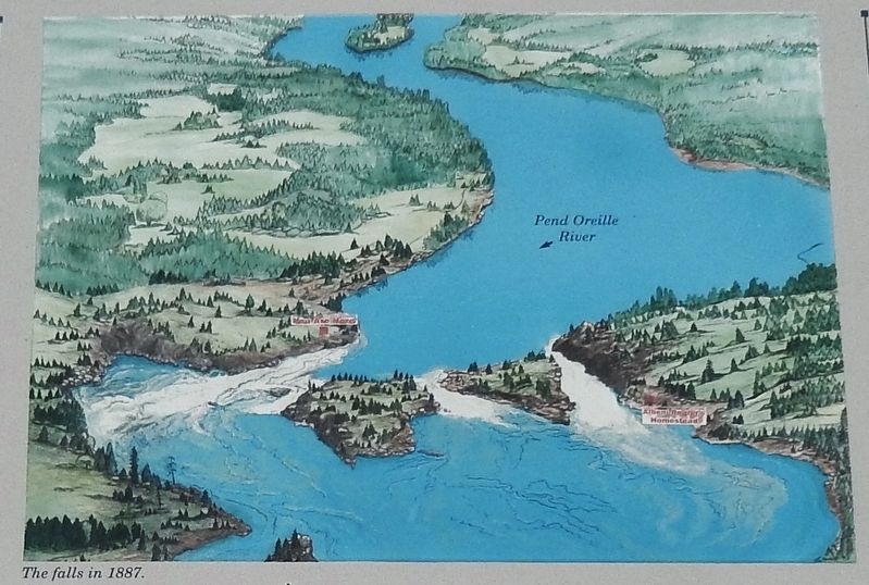 Marker Detail: Albeni Falls Map image. Click for full size.