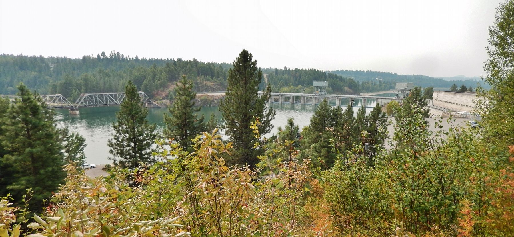 Albeni Falls Dam. Click for full size. Albeni Falls Dam image. Click for full size.