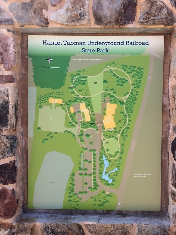 The Harriet Tubman Underground Railroad Visitor Center Marker image. Click for full size.
