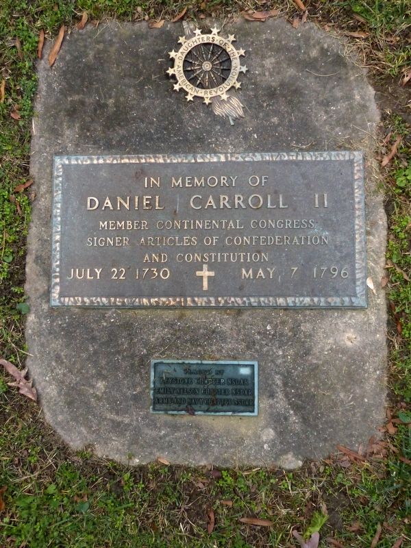 Daniel Carroll II Marker image. Click for full size.