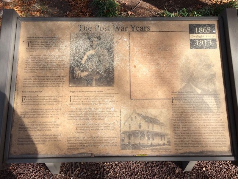 The Post War Years Marker. Click for full size. The Post War Years Marker image. Click for full size.