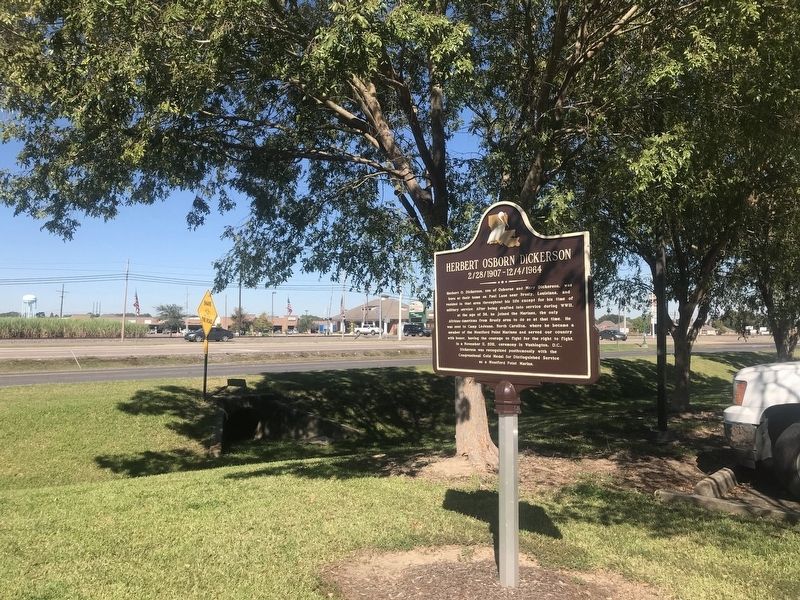 Herbert Osborn Dickerson Marker. Click for full size. Herbert Osborn Dickerson Marker image. Click for full size.