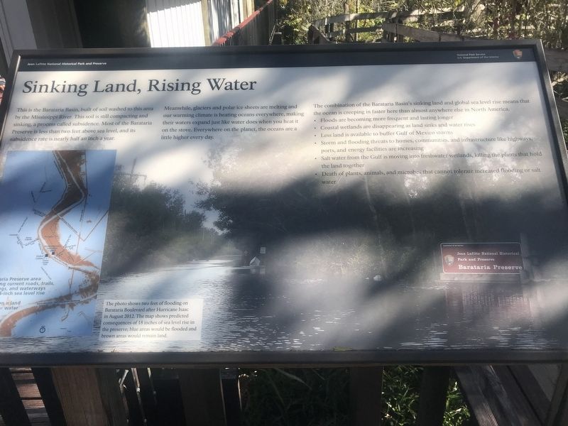 Sinking Land, Rising Water Marker image. Click for full size.