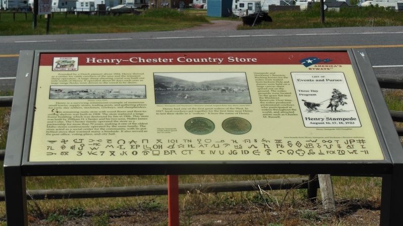 Henry-Chester Country Store Marker image. Click for full size.